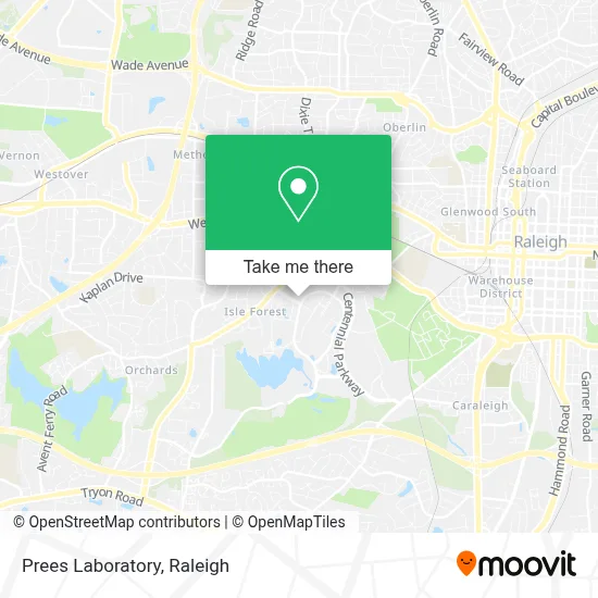 Prees Laboratory map