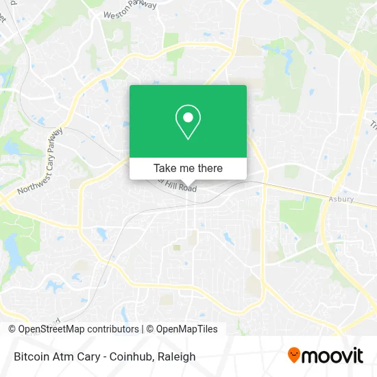 Bitcoin Atm Cary - Coinhub map