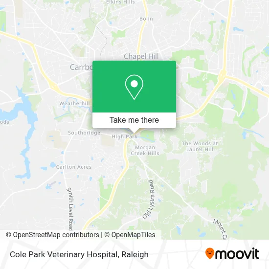 Cole Park Veterinary Hospital map