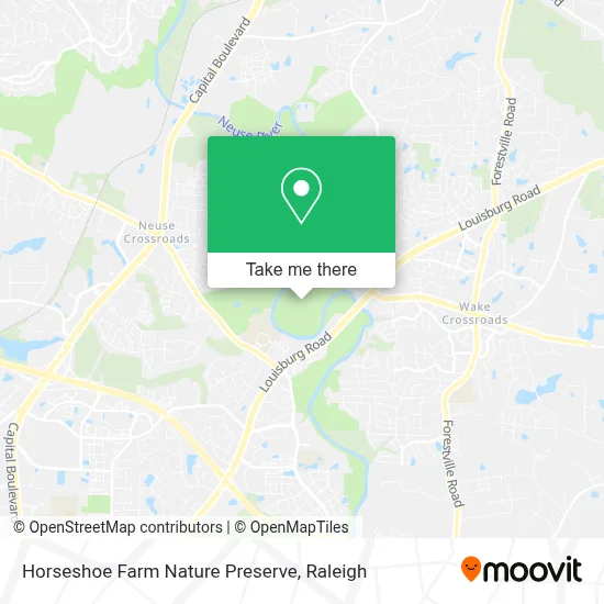 Horseshoe Farm Nature Preserve map