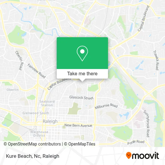 Kure Beach, Nc map