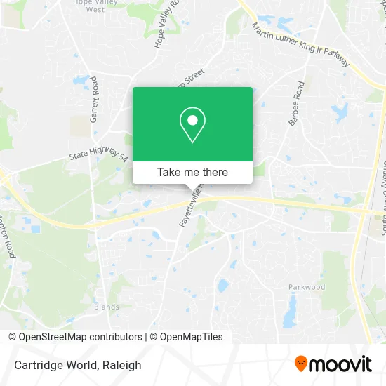 Cartridge World map