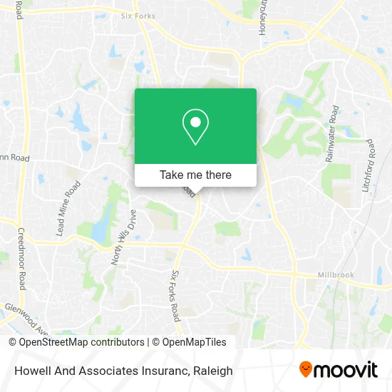 Howell And Associates Insuranc map