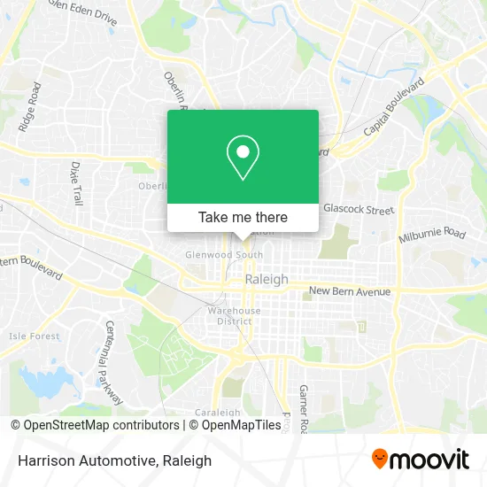 Harrison Automotive map