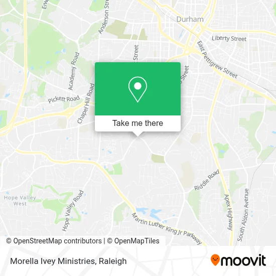 Morella Ivey Ministries map