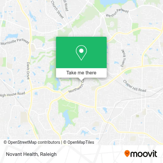 Novant Health map