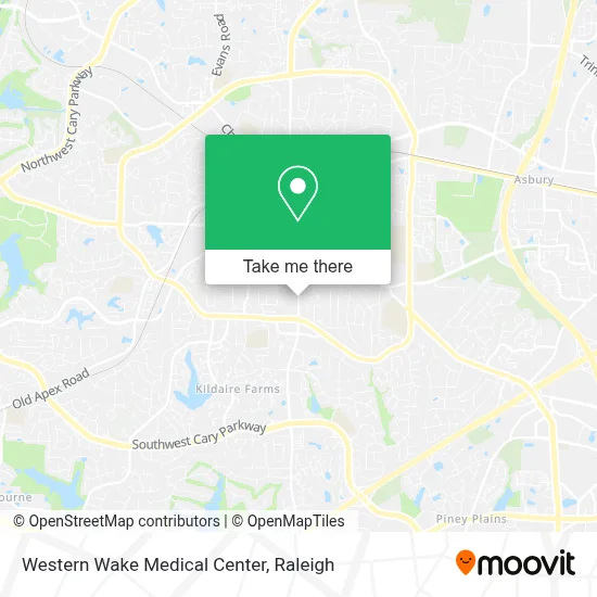 Western Wake Medical Center map