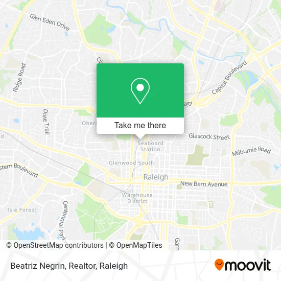 Beatriz Negrin, Realtor map