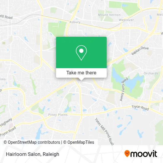 Hairloom Salon map