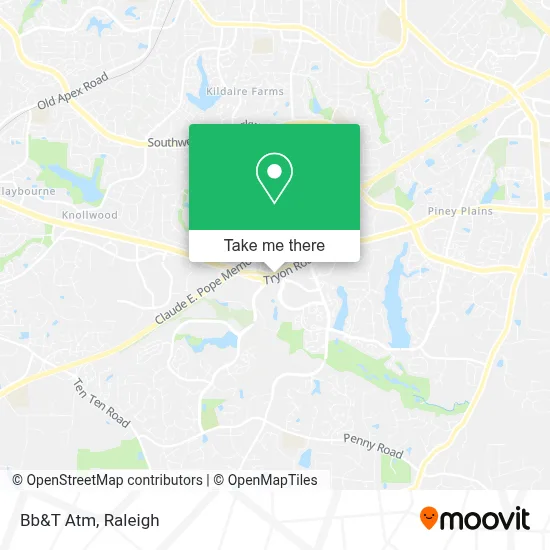 Bb&T Atm map