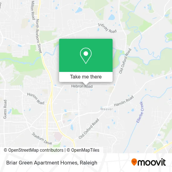 Briar Green Apartment Homes map
