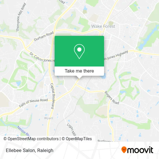 Ellebee Salon map