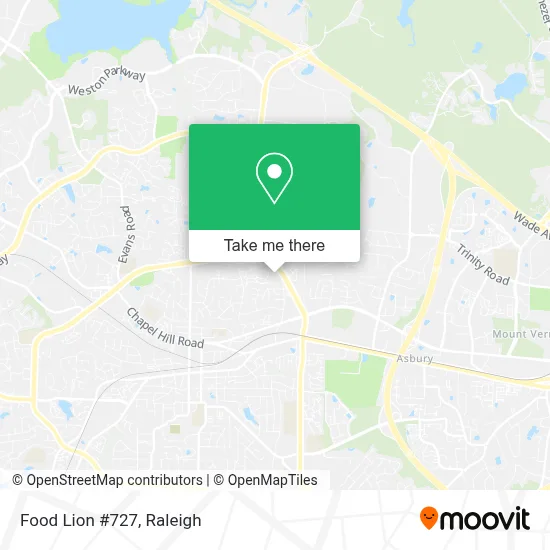 Food Lion #727 map