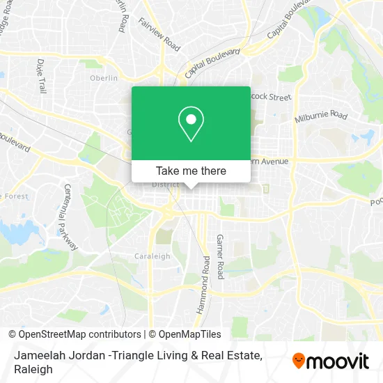 Jameelah Jordan -Triangle Living & Real Estate map