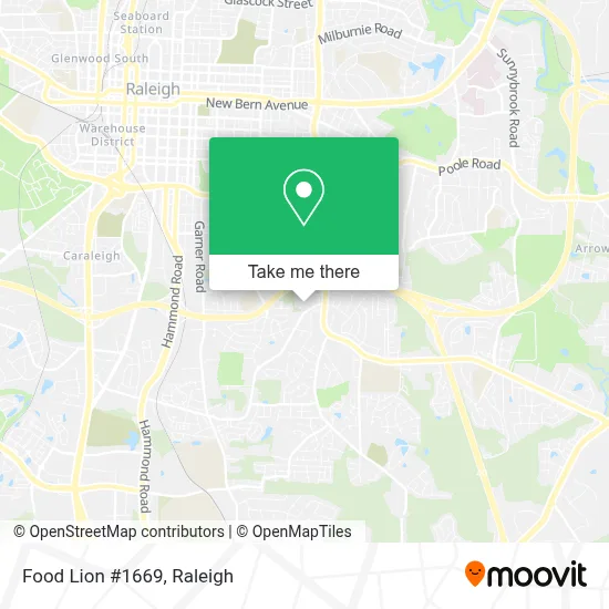 Food Lion #1669 map