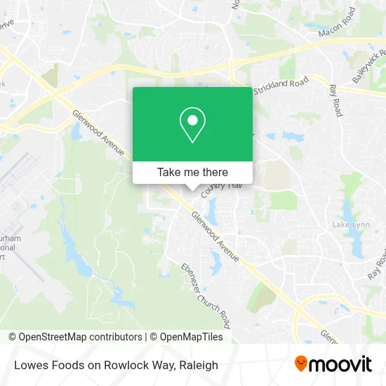 Lowes Foods on Rowlock Way map