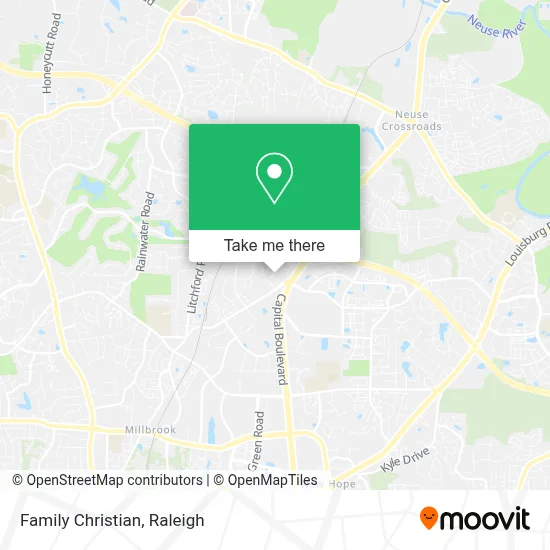 Family Christian map