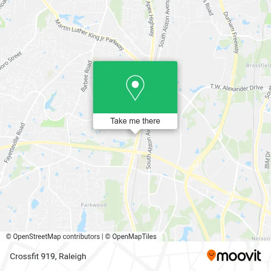 Crossfit 919 map