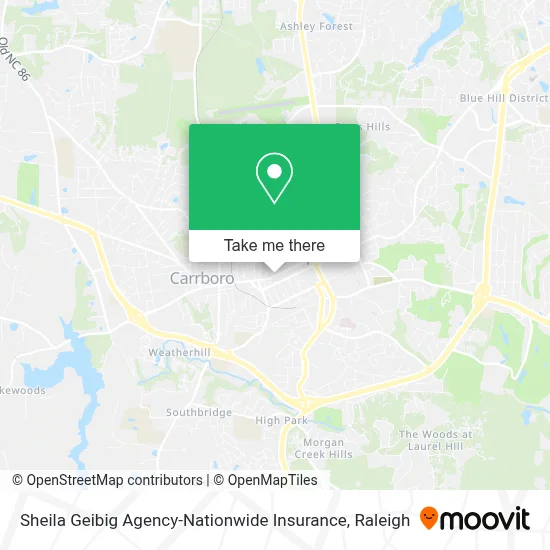 Sheila Geibig Agency-Nationwide Insurance map