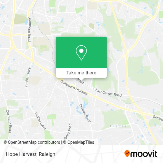 Hope Harvest map