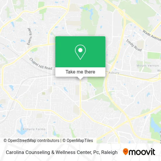 Carolina Counseling & Wellness Center, Pc map