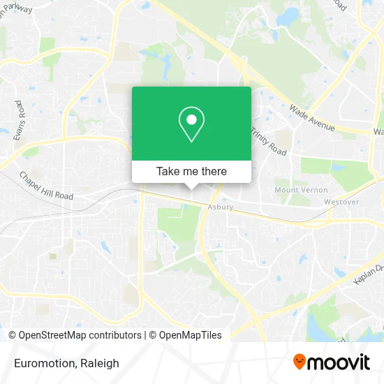 Euromotion map