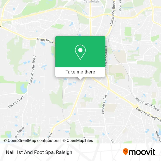Nail 1st And Foot Spa map