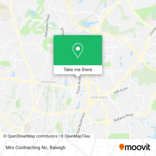 Mrn Contracting Nc map