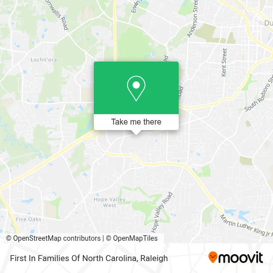 First In Families Of North Carolina map