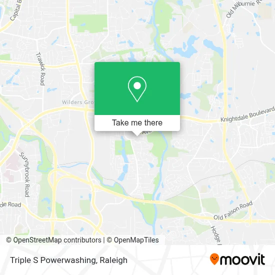 Triple S Powerwashing map