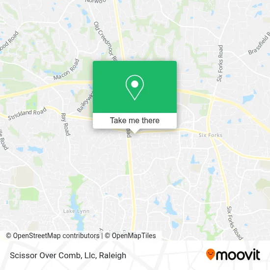 Scissor Over Comb, Llc map