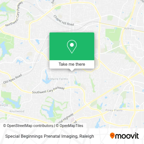 Special Beginnings Prenatal Imaging map