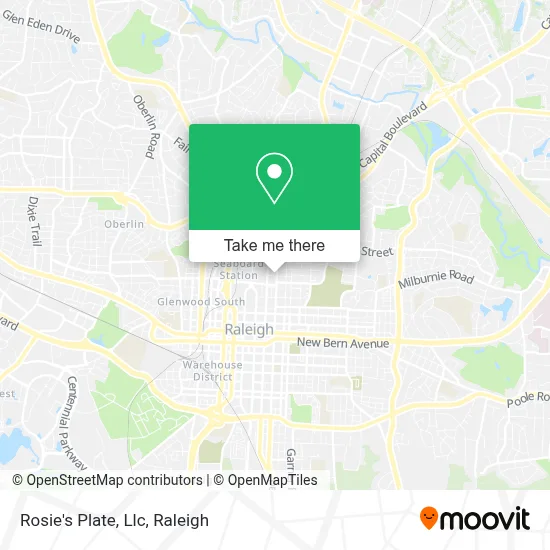 Rosie's Plate, Llc map