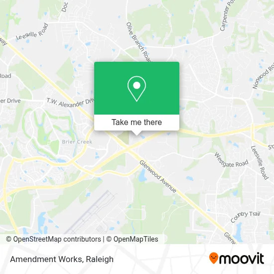 Amendment Works map