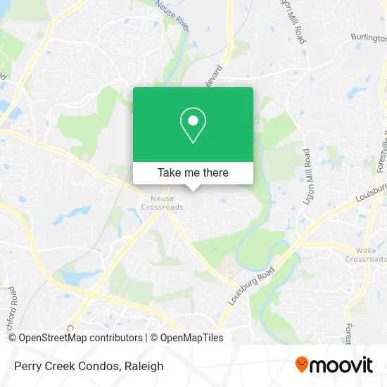 Perry Creek Condos map
