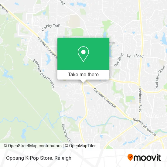Oppang K-Pop Store map
