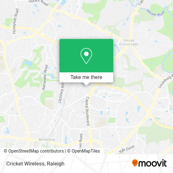 Cricket Wireless map