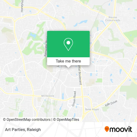 Art Parties map