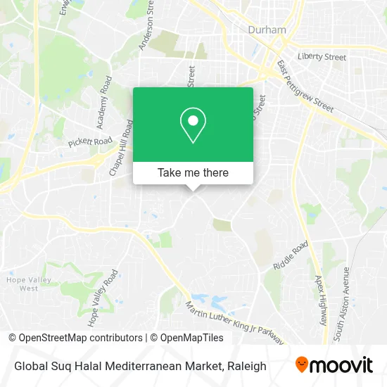 Global Suq Halal Mediterranean Market map