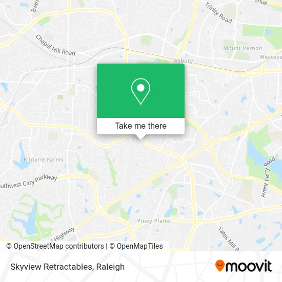 Skyview Retractables map