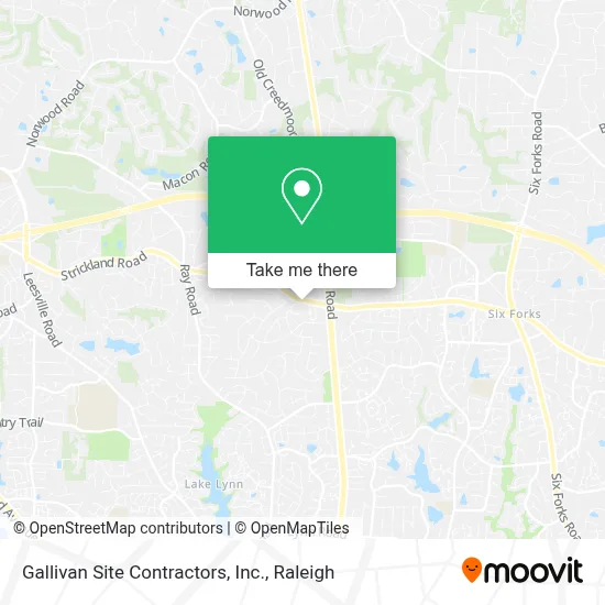 Gallivan Site Contractors, Inc. map