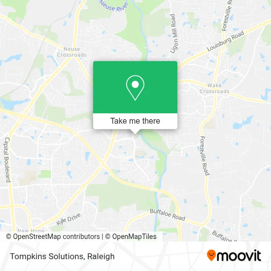 Tompkins Solutions map