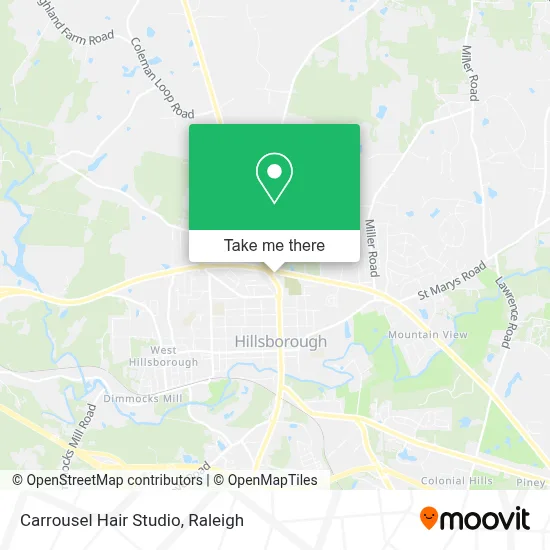Carrousel Hair Studio map
