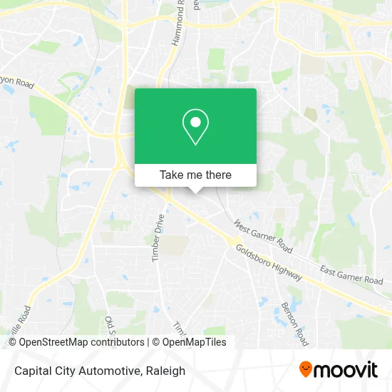 Capital City Automotive map