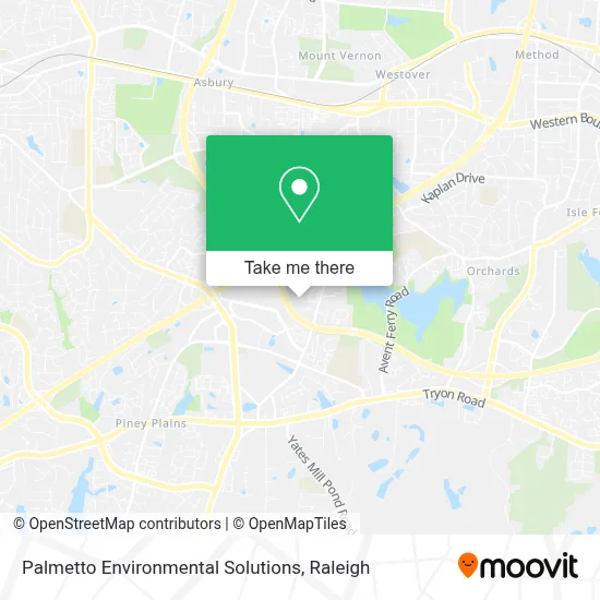 Palmetto Environmental Solutions map