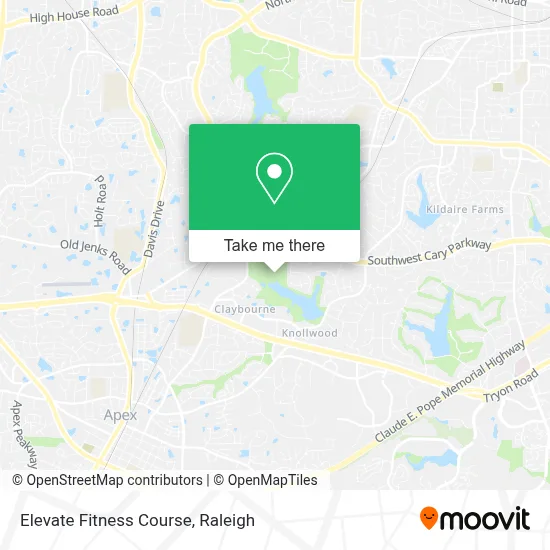 Elevate Fitness Course map