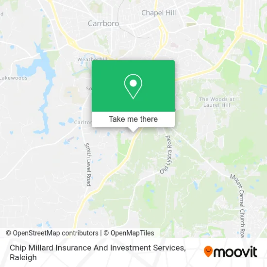 Chip Millard Insurance And Investment Services map