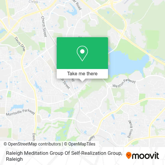 Raleigh Meditation Group Of Self-Realization Group map