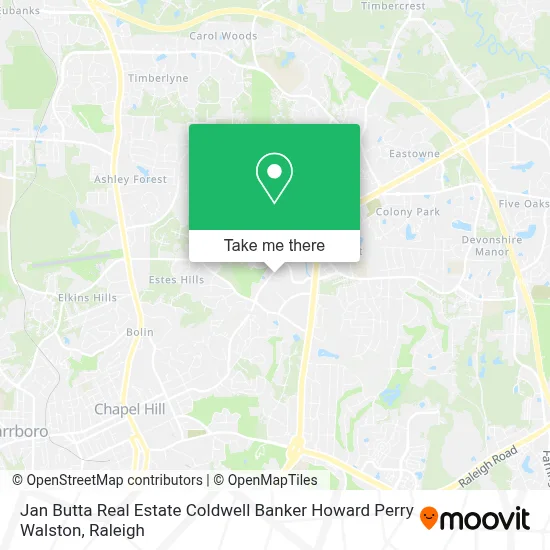Jan Butta Real Estate Coldwell Banker Howard Perry Walston map