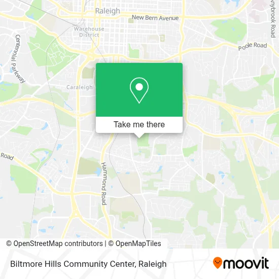 Biltmore Hills Community Center map